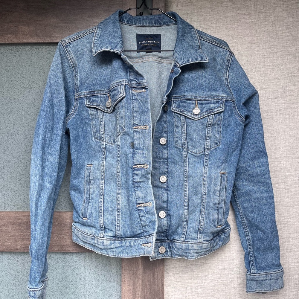 Lucky Brand Women's Light Blue Jean Jacket